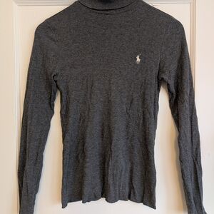 Polo by Ralph Lauren Gray Long Sleeve Tee